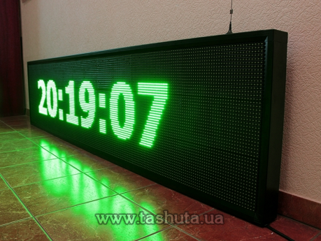 Светодиодные Бегущие строки 640х320мм (зеленый цвет)