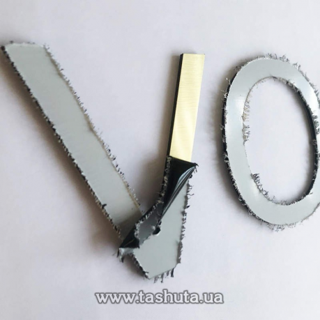 Рекламные буквы из алюминиевого композитного материала 3мм, H=100мм